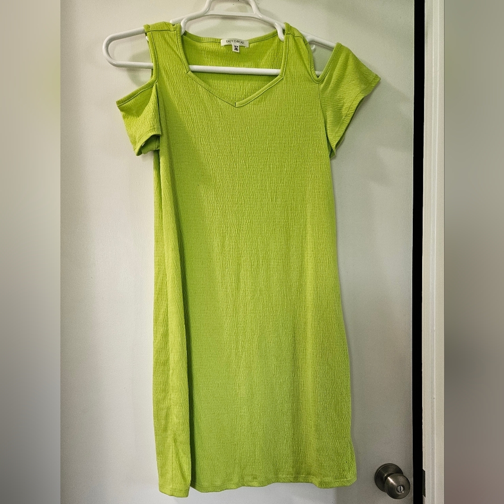 Cold shoulder dress